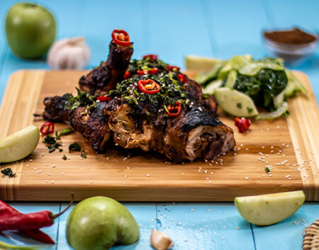 barbeque-chicken-with-apple-salad